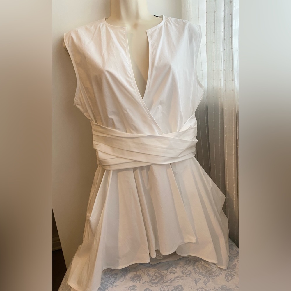 Banana Republic Waist Tie Blouse